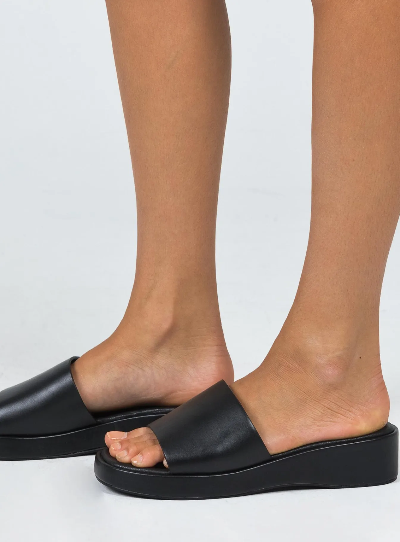 Princess Polly Delia Sandals Black Clearance