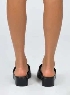 Princess Polly Delia Sandals Black Clearance