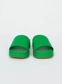 Princess Polly Delia Sandals Primary  Green Flash Sale