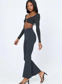 Princess Polly Dellan Pants Black Best