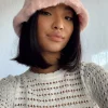 Princess Polly Delvey Fluffy Hat  Pink Cheap