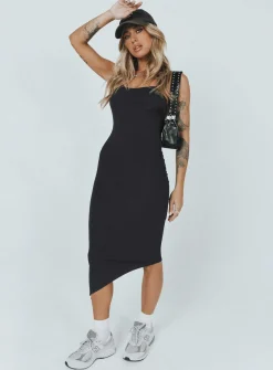 Princess Polly Deme Maxi Dress  Black Flash Sale