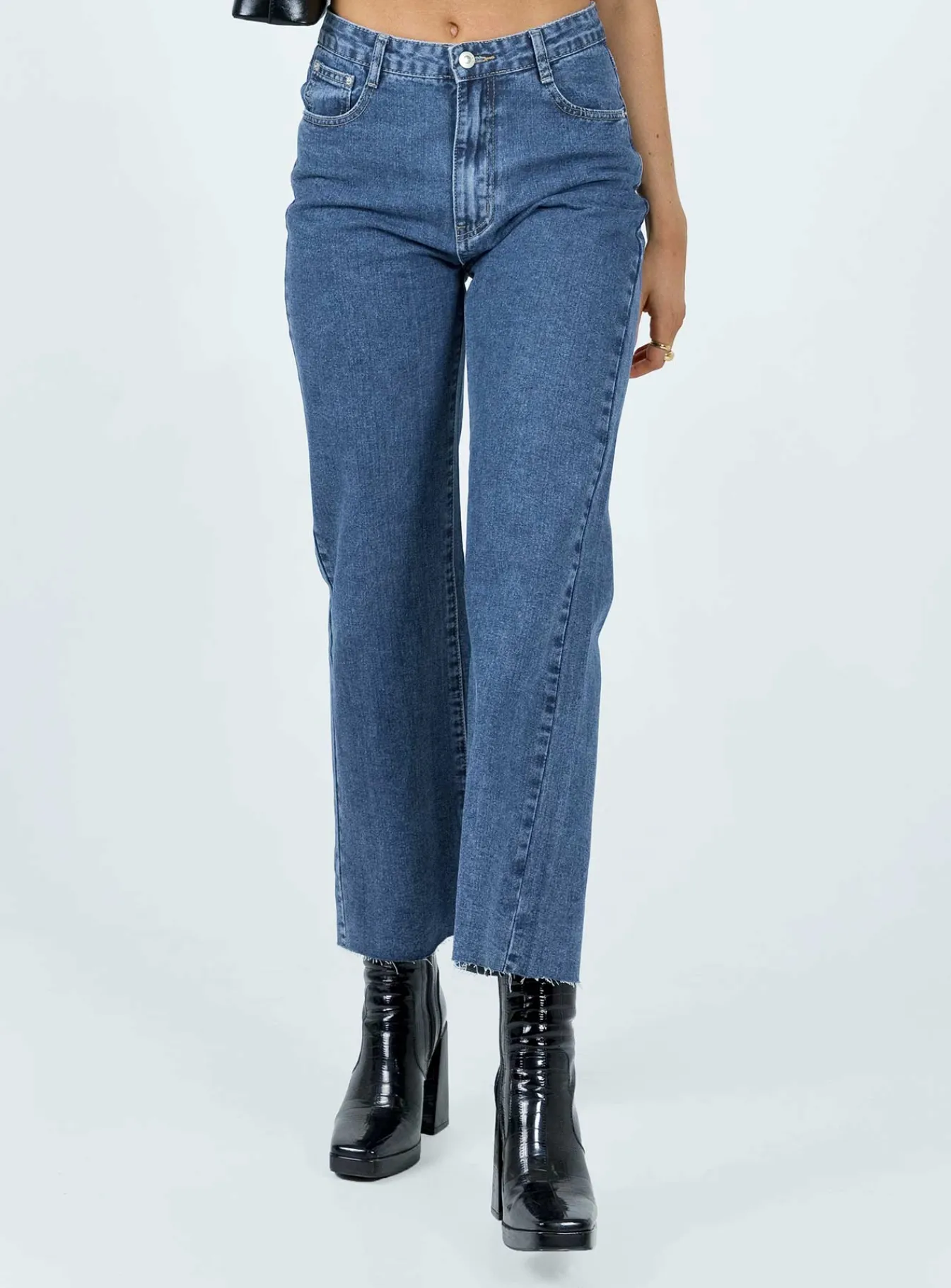 Princess Polly Denver Denim Jeans Dark Wash Fashion