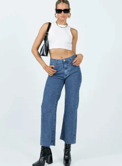 Princess Polly Denver Denim Jeans Dark Wash Fashion