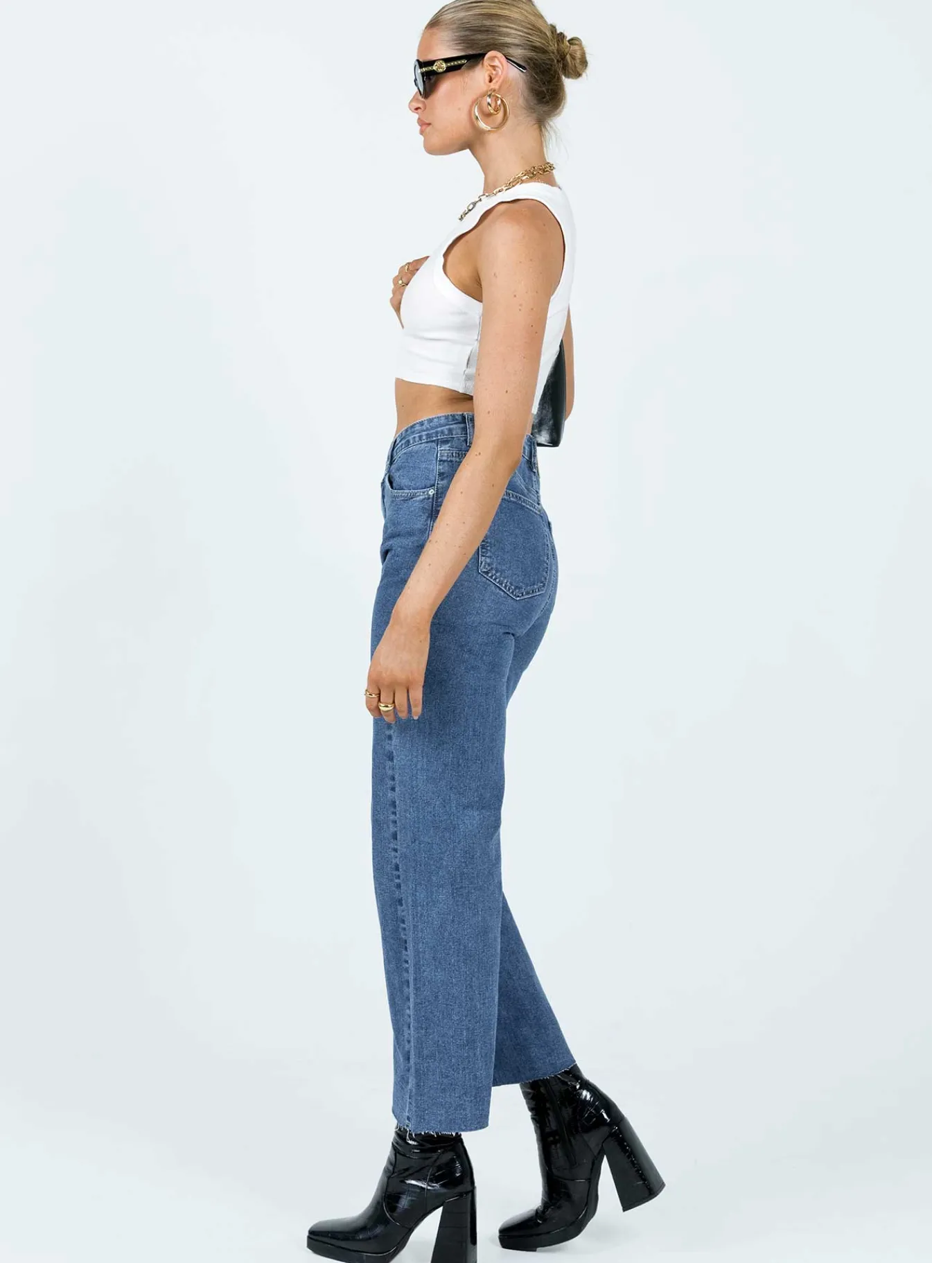 Princess Polly Denver Denim Jeans Dark Wash Fashion
