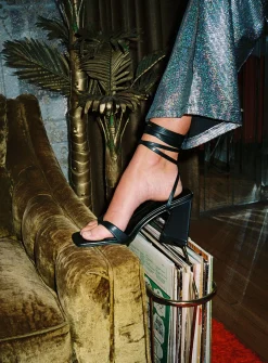 Princess Polly Desert Rain Heels  Black Online