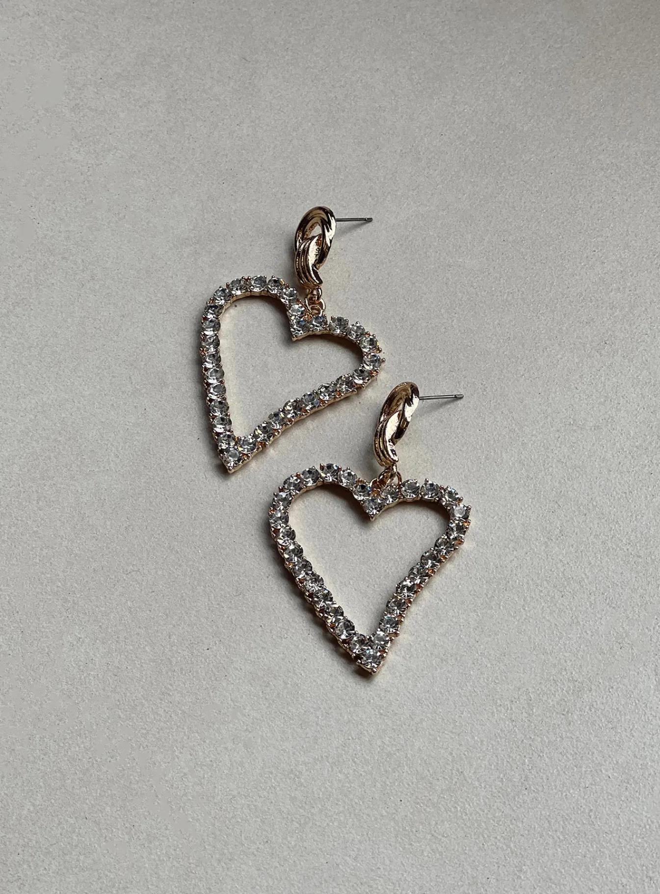 Princess Polly Desy Earrings Gold / Clear Outlet