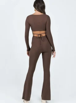 Princess Polly Devera Jumpsuit  Brown Best