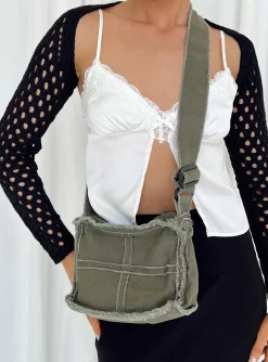 Princess Polly Deverell Crossbody Bag  Khaki Hot