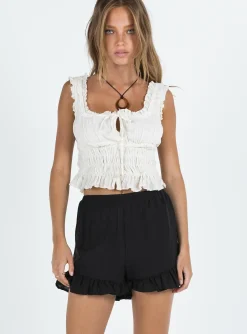 Princess Polly Devija Shorts  Black Cheap