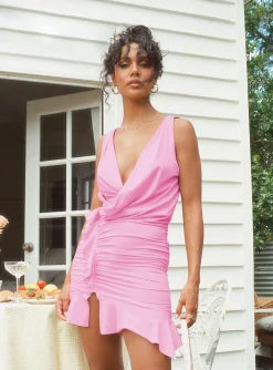 Princess Polly Devotion Mini Dress  Pink Sale