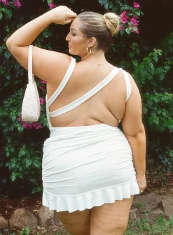 Princess Polly Devotion Mini Dresscurve   White Fashion