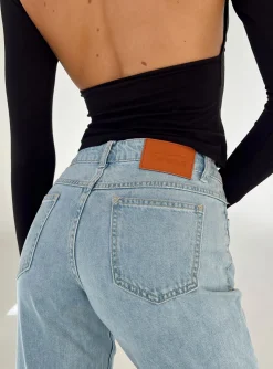 Princess Polly Dexter Low Waist Jean  Denim Outlet