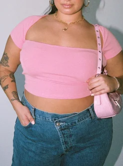 Princess Polly Dianne Topcurve   Pink Discount