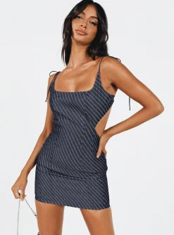 Princess Polly Diez Mini Dress Denim Stripe Best Sale