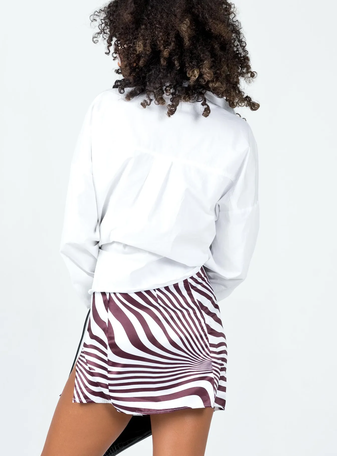 Princess Polly Dillion Mini Skirt Zebra Outlet
