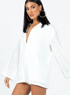 Princess Polly Dimitry Romper  White Best Sale