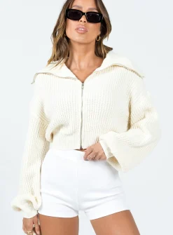 Princess Polly Dissa Sweater  Cream Store