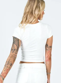 Princess Polly Do What You Love Tee White Outlet