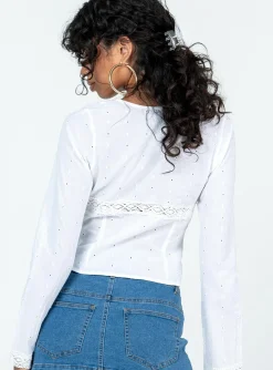 Princess Polly Dominico Shirt Ivory Store