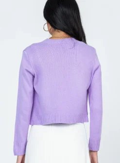 Princess Polly Donita Cardigan Set Purple Cheap