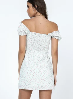 Princess Polly Donna Mini Dressfloral Green Best Sale