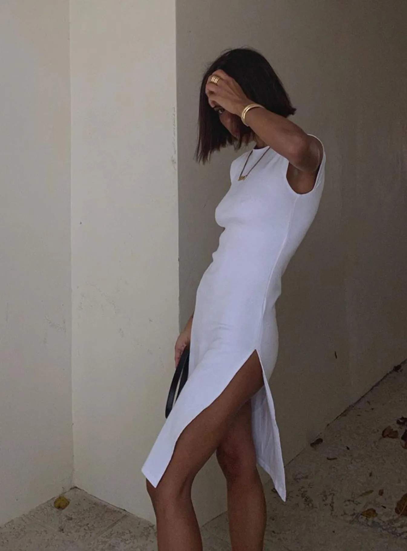 Princess Polly Don'T Blame Me Midi Dress White Clearance