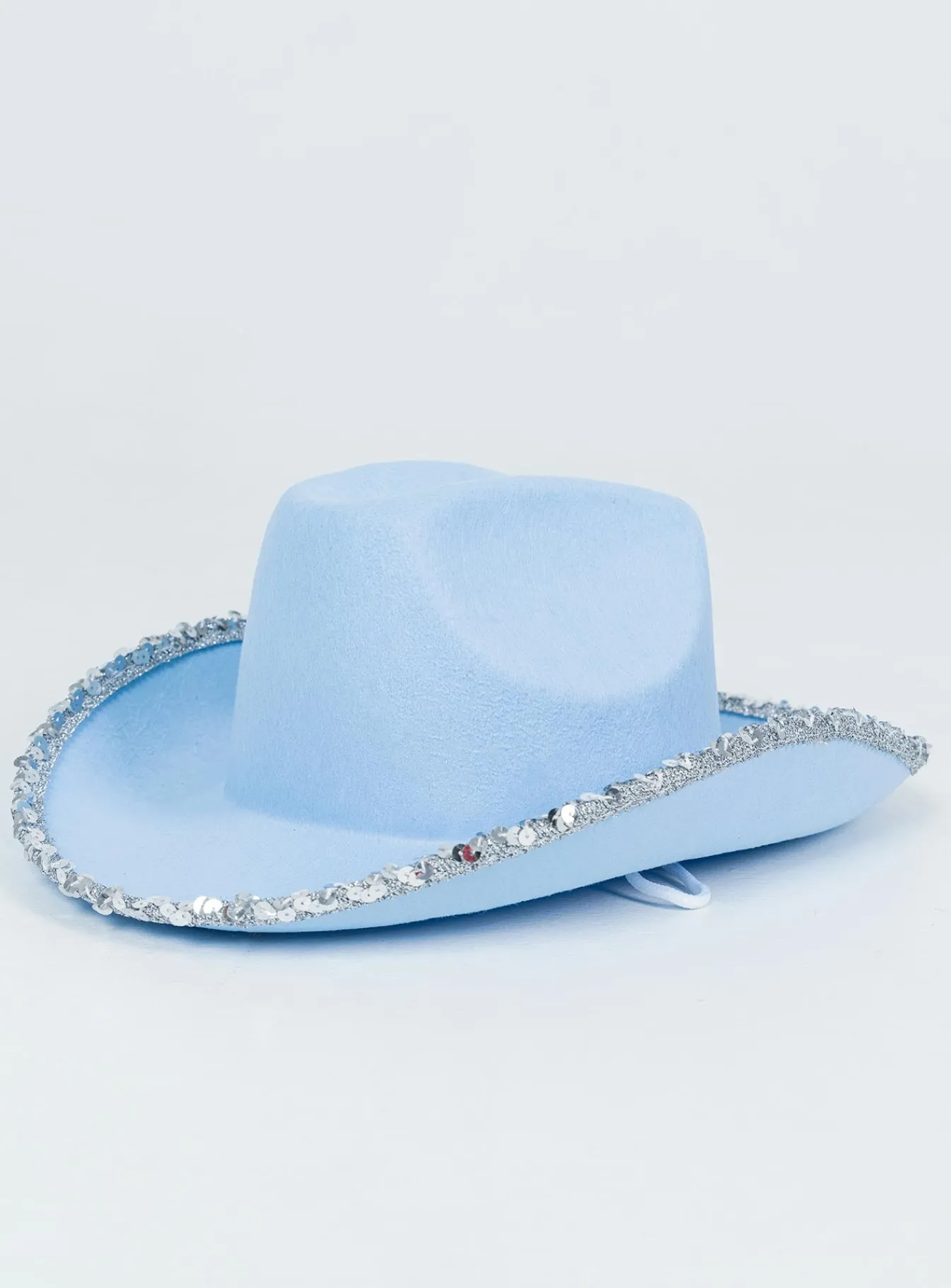 Princess Polly Don'T Cha Sequin Cowboy Hat Blue Discount