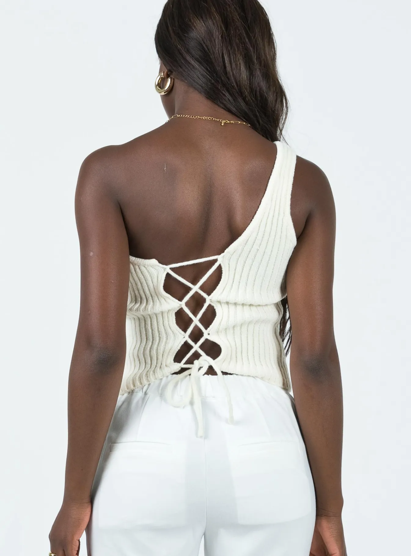Princess Polly Drayla Top Cream Flash Sale