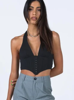Princess Polly Dreaming Top Black Outlet