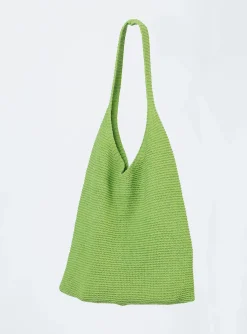 Princess Polly Dunne Knit Tote  Green Store