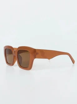 Princess Polly Dutton Sunglasses  Brown Online
