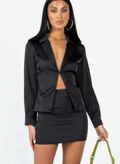 Princess Polly Eileen Set Black Best