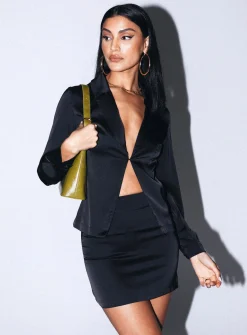 Princess Polly Eileen Set Black Best