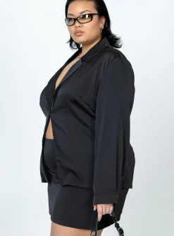 Princess Polly Eileen Setcurve   Black Discount