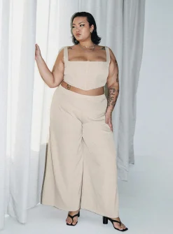 Princess Polly Elias Setcurve   Beige Best Sale