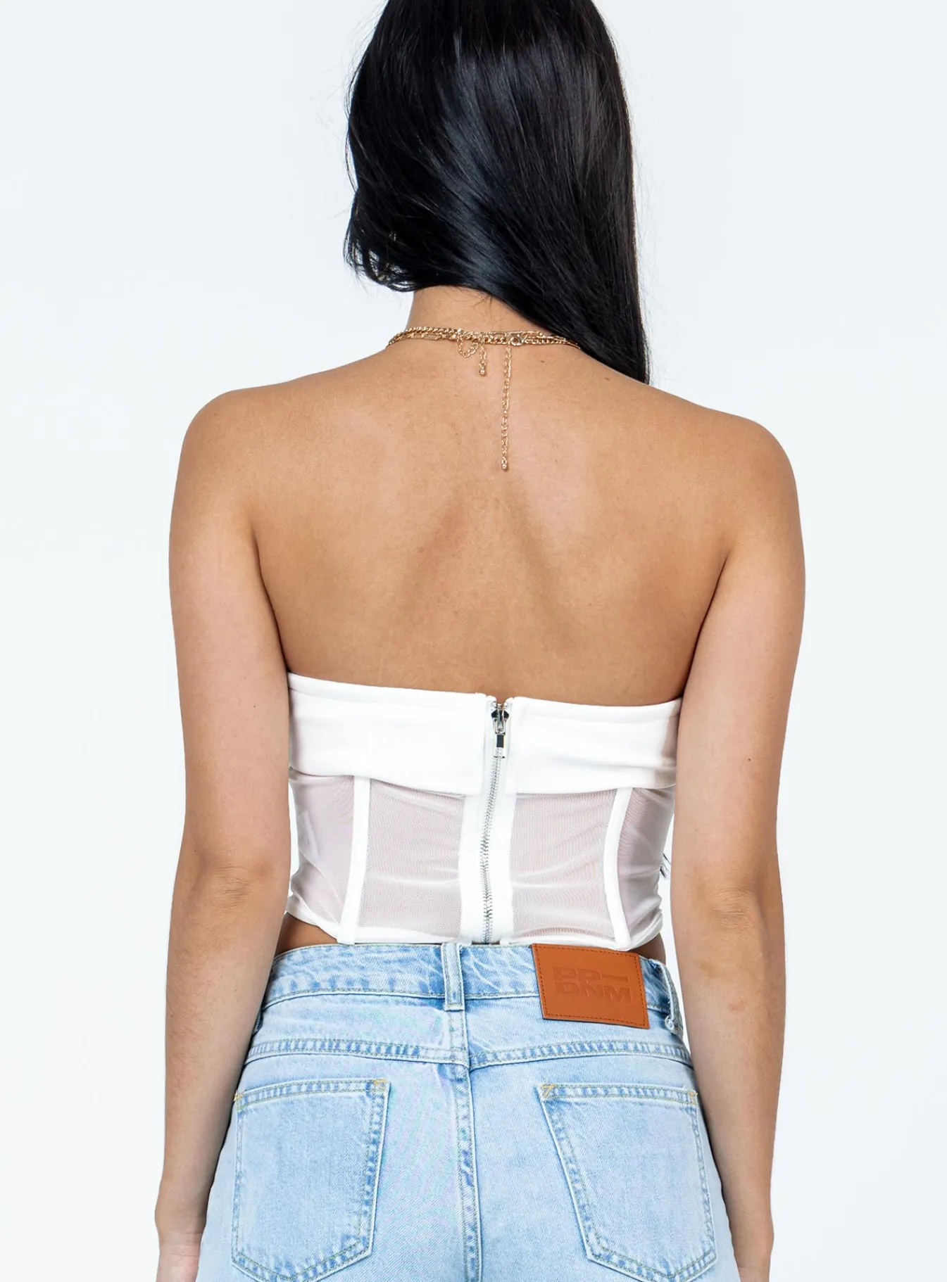 Princess Polly Elin Strapless Top White Discount