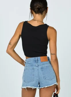 Princess Polly Elise Shorts   Denim Online