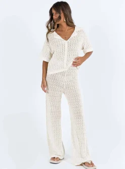 Princess Polly Elizondo Set Cream Outlet
