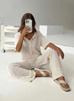 Princess Polly Elizondo Set Cream Outlet
