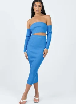 Princess Polly Elka Set  Blue Best