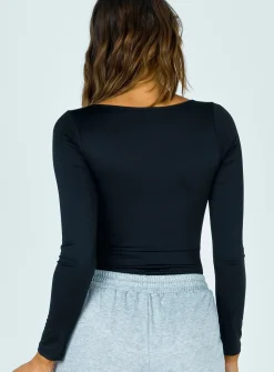 Princess Polly Ellery Bodysuit Black Online