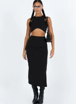 Princess Polly Ellie Set Black Cheap