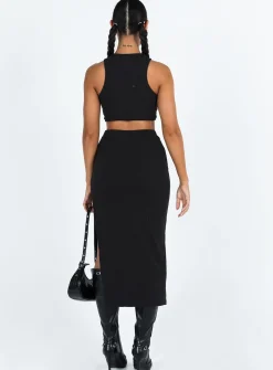 Princess Polly Ellie Set Black Cheap
