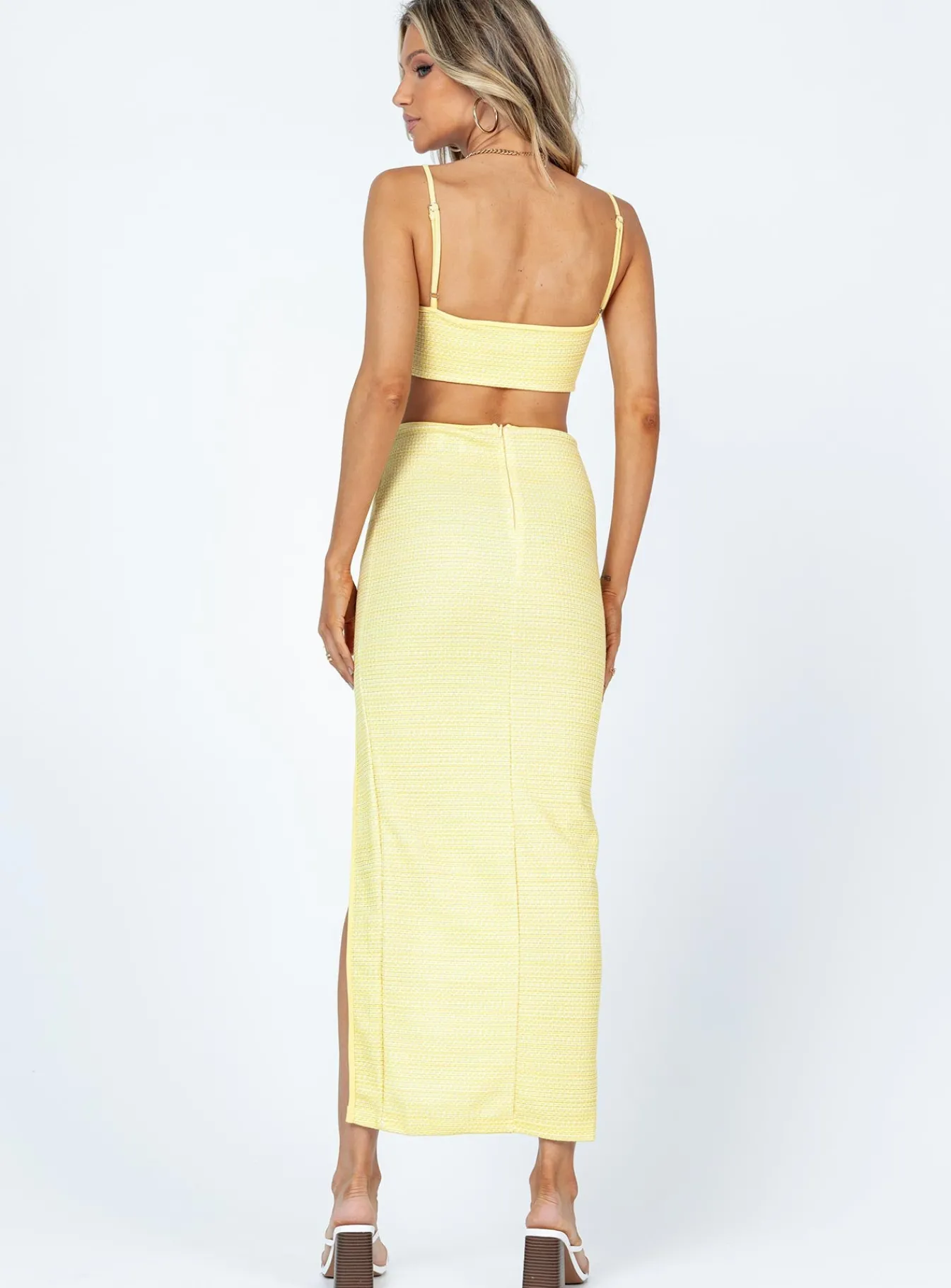 Princess Polly Ellyana Set Yellow Flash Sale