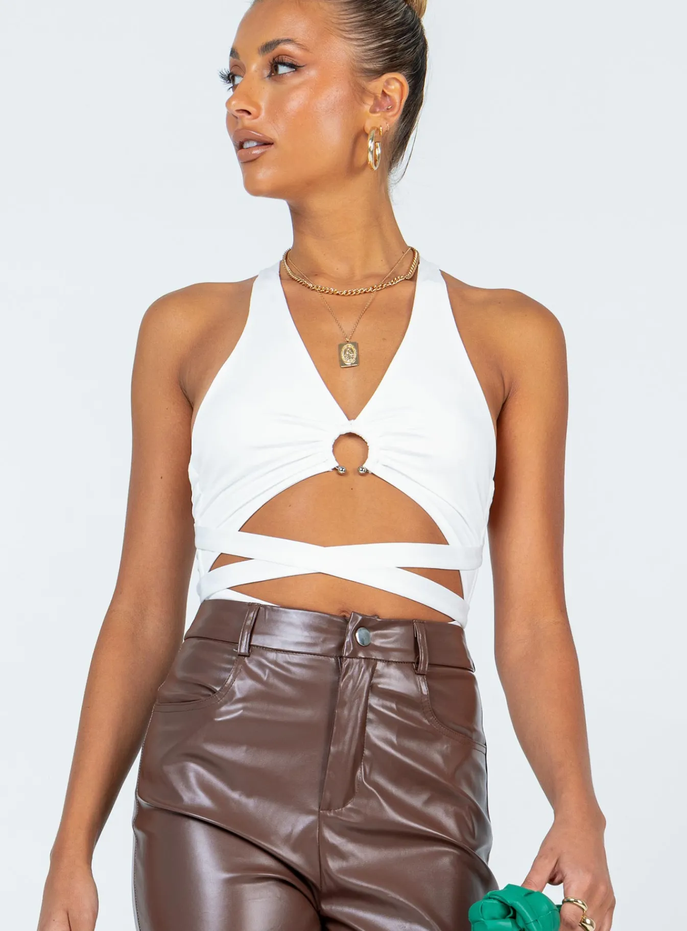 Princess Polly Elon Bodysuit White Hot