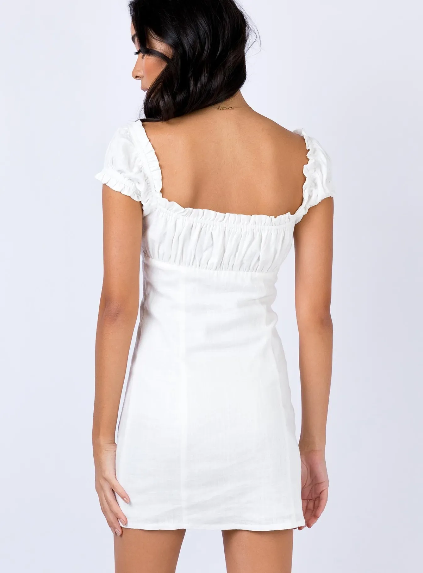 Princess Polly Elouise Mini Dress White Best Sale
