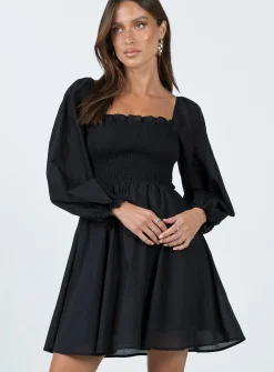 Princess Polly Elowen Mini Dress Black Sale