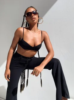 Princess Polly Elsie Set  Black Hot