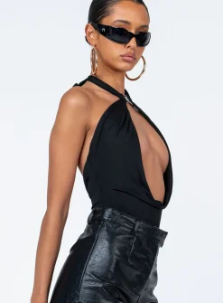 Princess Polly Elverta Bodysuit  Black Store